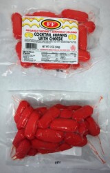 Cocktail Franks with Cheese 12oz